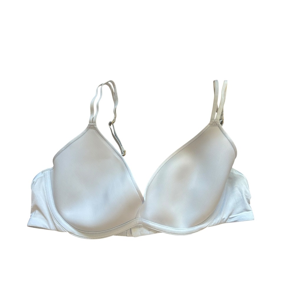 JOYSUPUN 34B Light‎ Blue Smooth T-Shirt Bra Underwire Padded Adjustable
